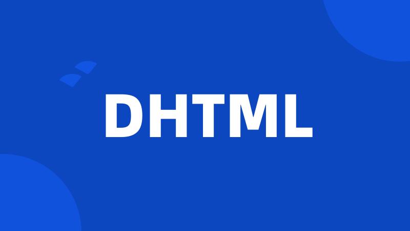 DHTML