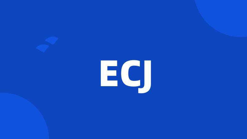 ECJ