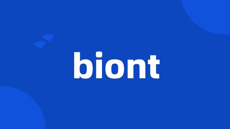 biont