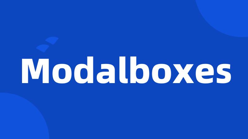 Modalboxes