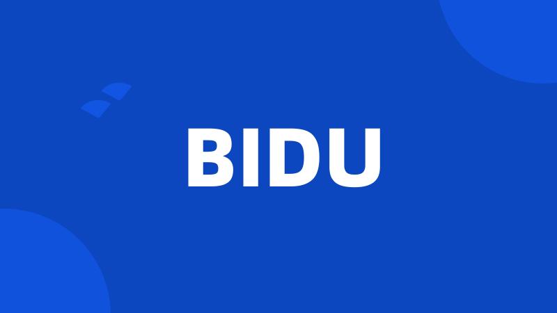 BIDU