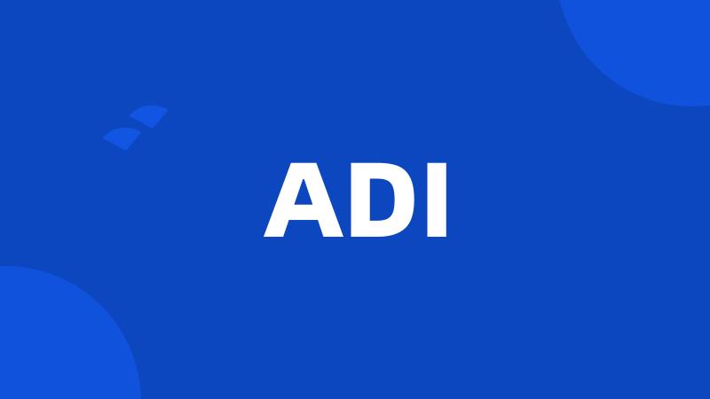 ADI