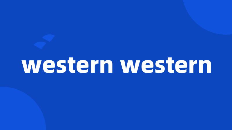 western western