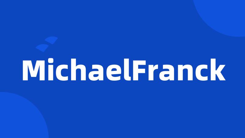 MichaelFranck