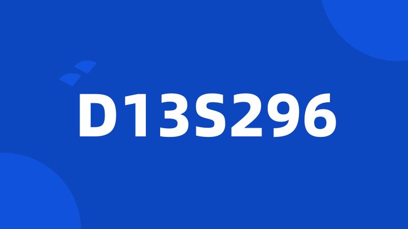 D13S296