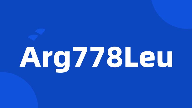 Arg778Leu