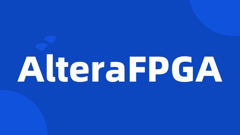 AlteraFPGA