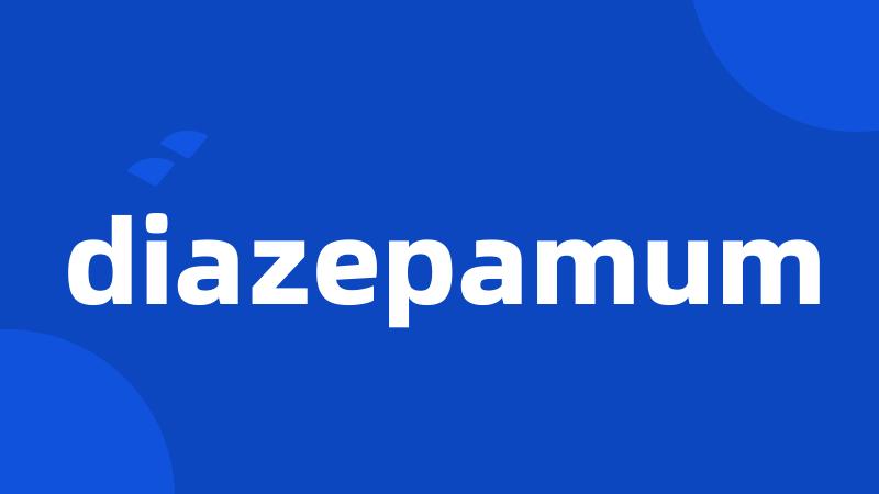 diazepamum