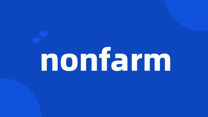 nonfarm