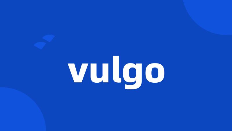 vulgo