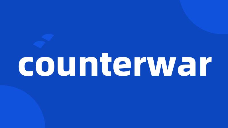 counterwar