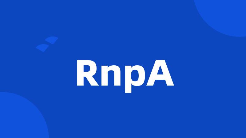 RnpA