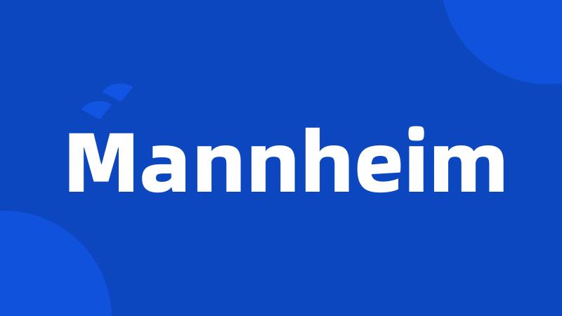 Mannheim