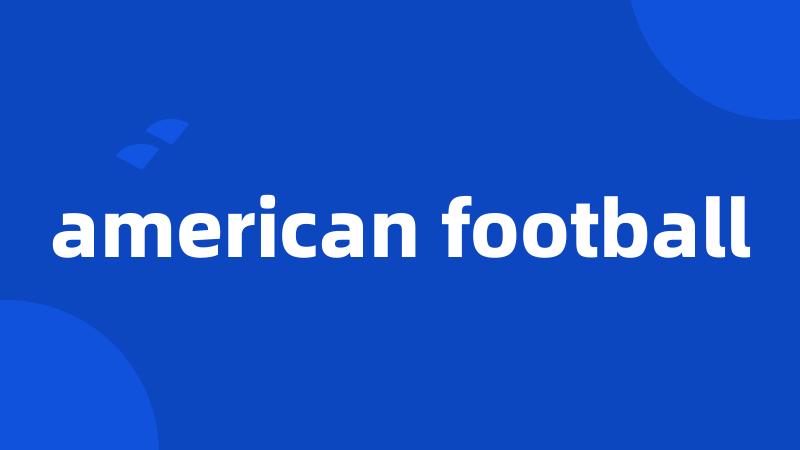 american football