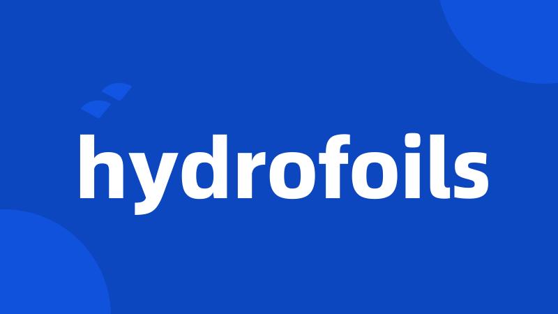 hydrofoils