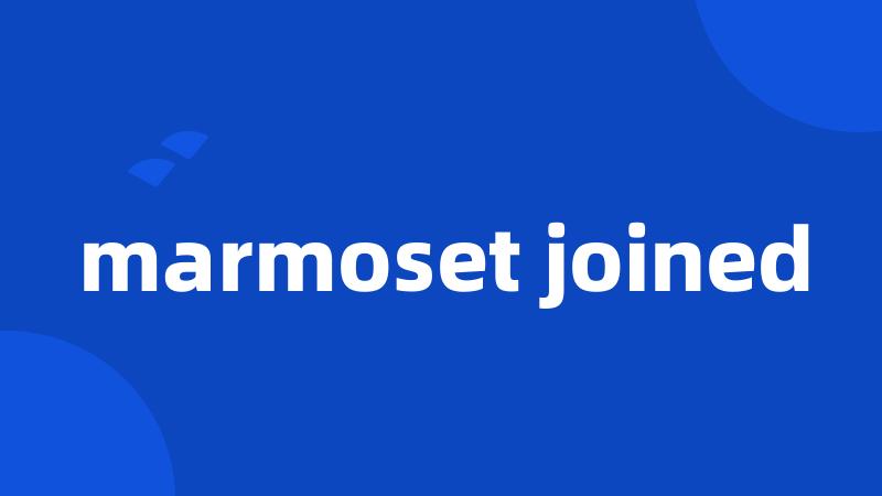 marmoset joined