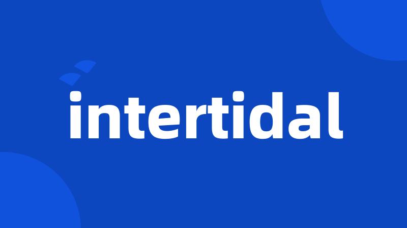 intertidal