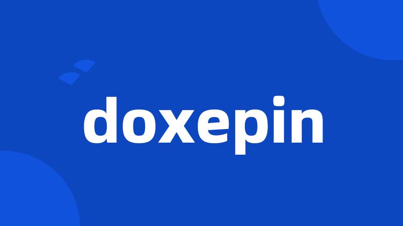 doxepin