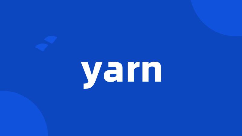 yarn