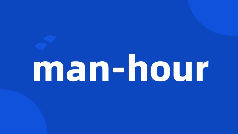 man-hour