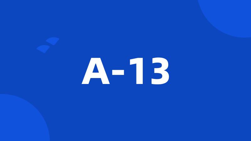 A-13