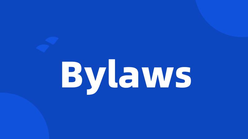 Bylaws