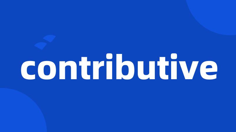 contributive