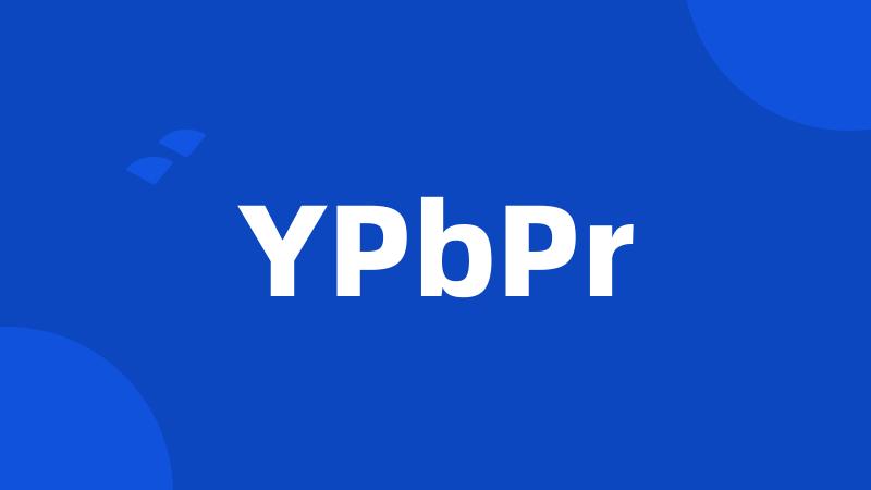 YPbPr