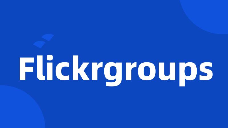 Flickrgroups