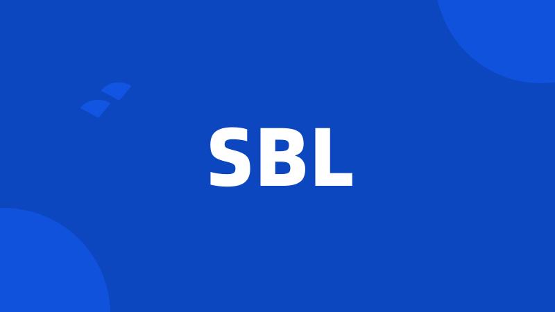 SBL