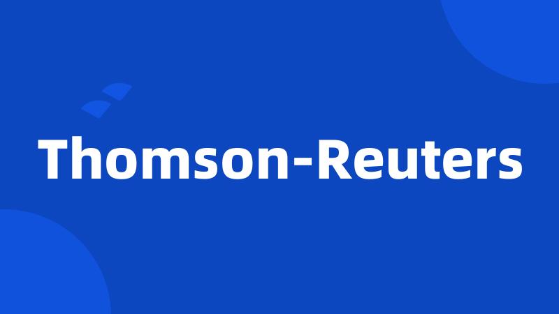 Thomson-Reuters