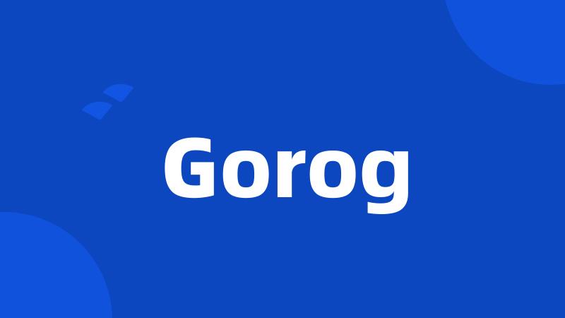 Gorog