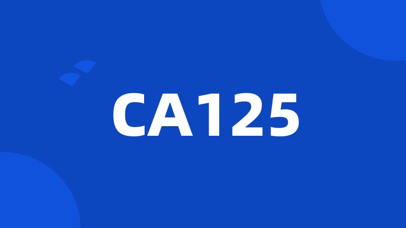 CA125