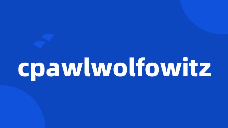 cpawlwolfowitz