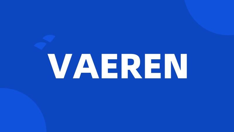 VAEREN