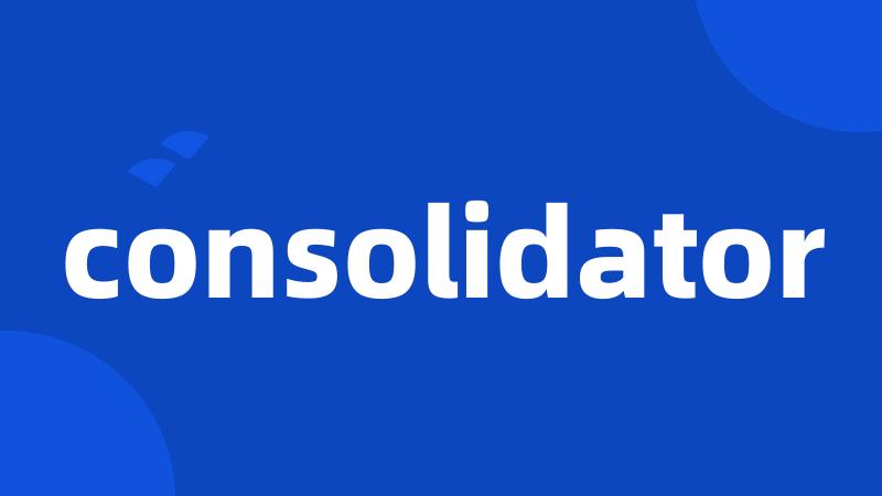 consolidator