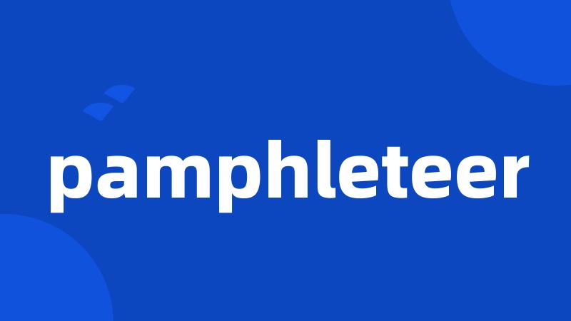 pamphleteer