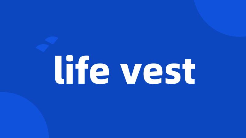life vest
