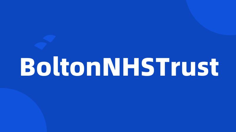 BoltonNHSTrust