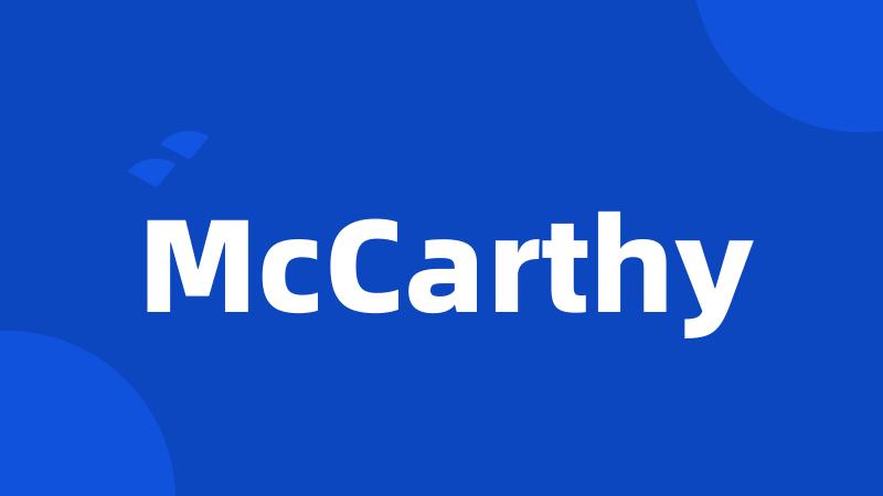 McCarthy