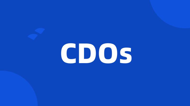 CDOs