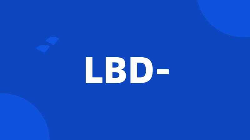 LBD-