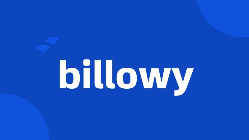 billowy