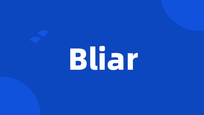 Bliar