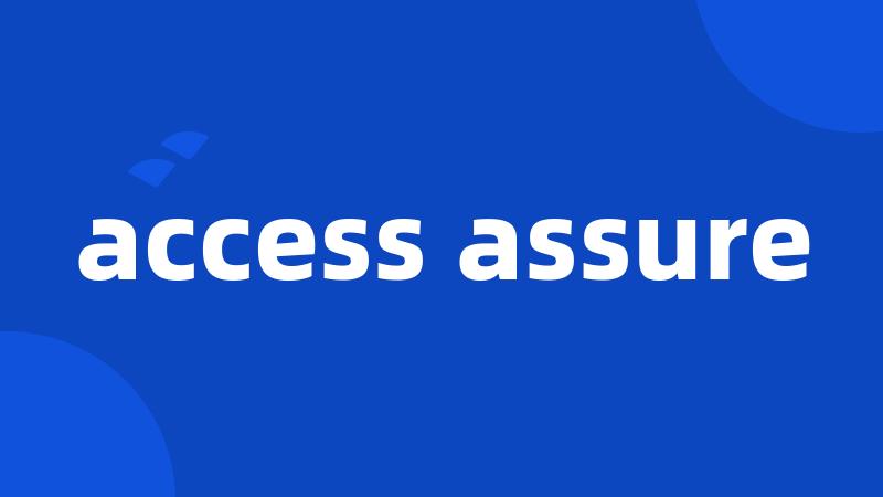 access assure