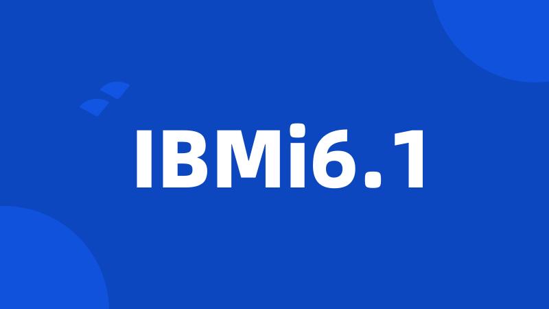 IBMi6.1