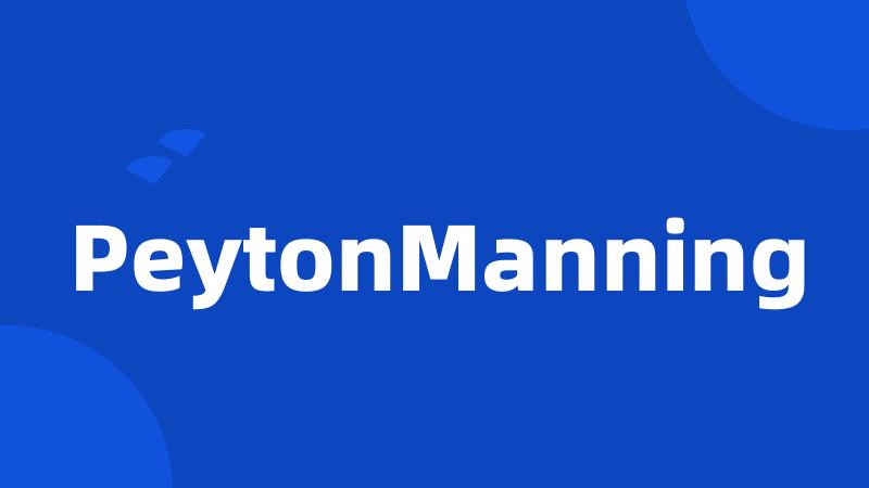 PeytonManning