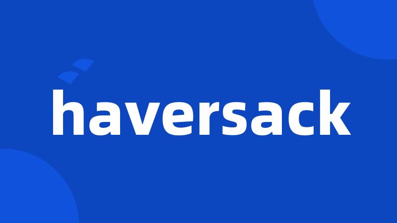 haversack