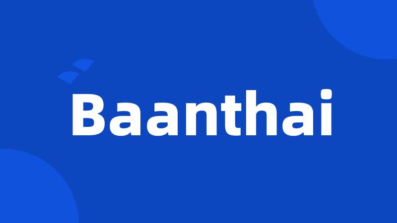 Baanthai