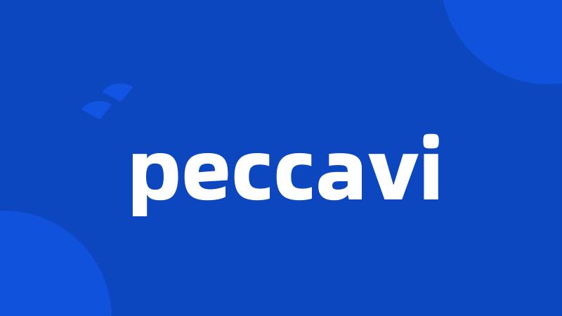 peccavi